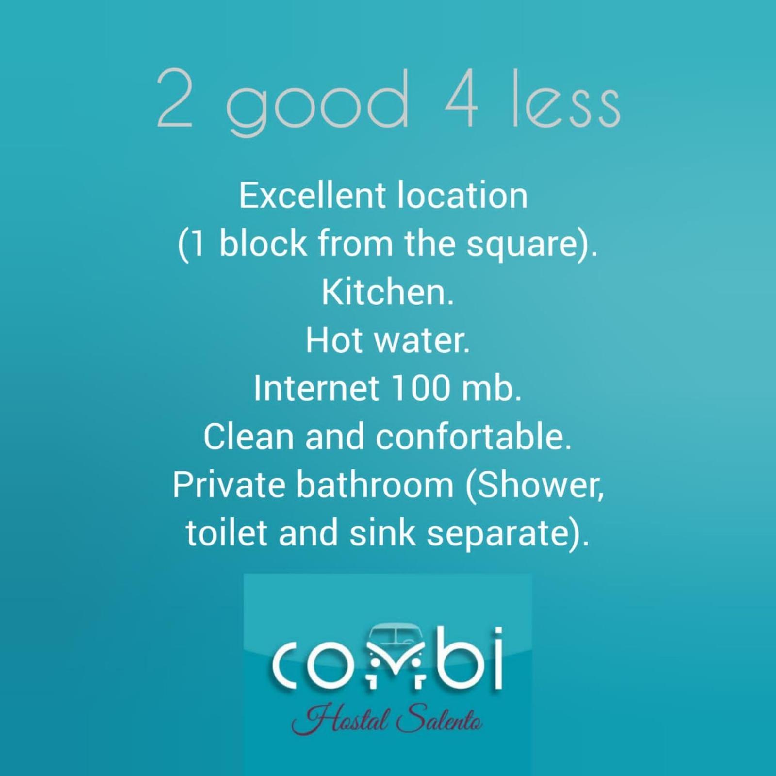 Combi, 2 Good 4 Less Hotel Salento Eksteriør billede